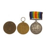 British military World War I pair and Royal Engineers award medal, the pair awarded to 1-2587PTE.H.
