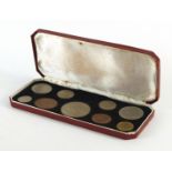 Elizabeth II 1965 part specimen coin set with fitted case :For Further Condition Reports Please