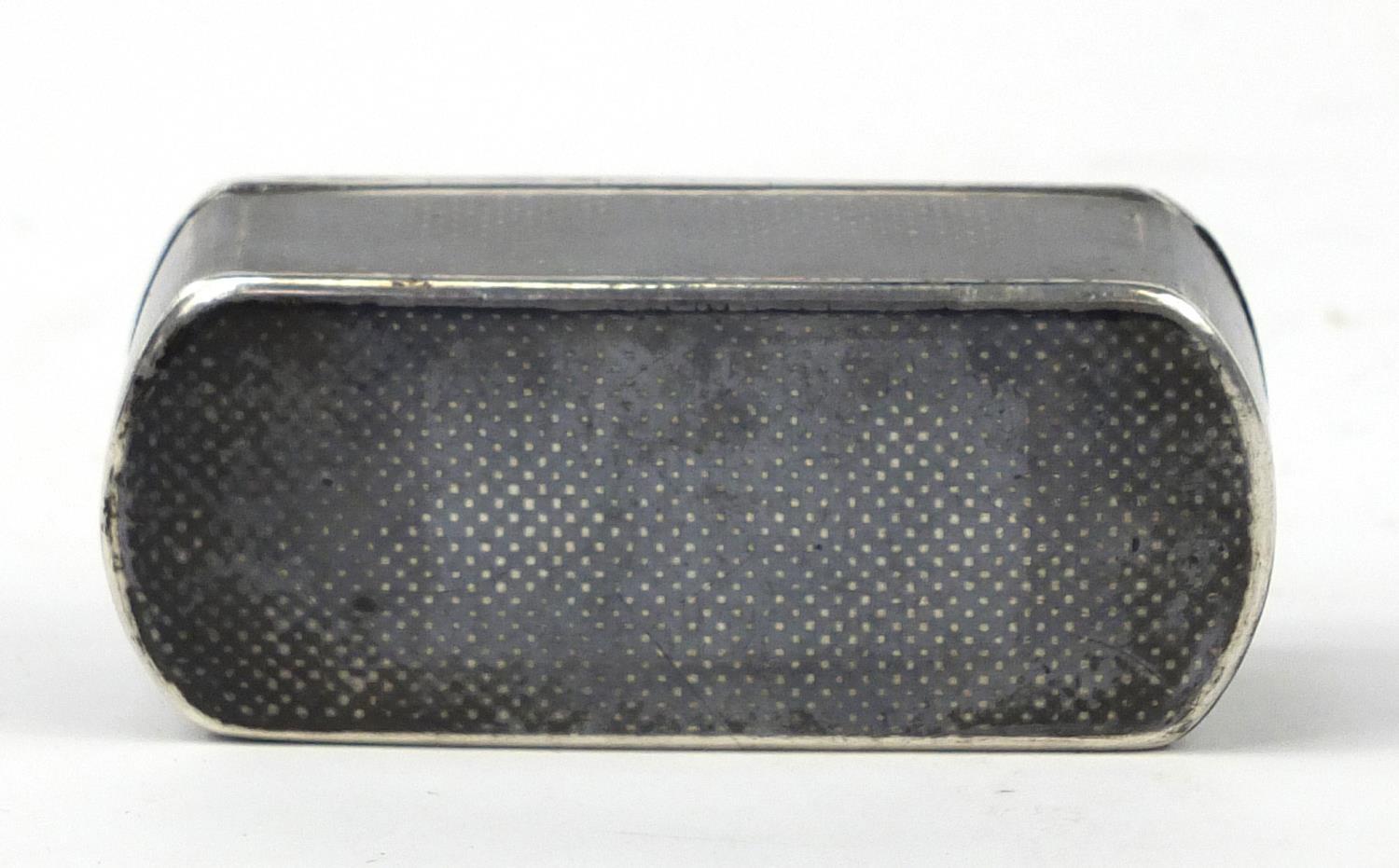 Russian silver niello work snuff box with hinged lid, NN maker's mark, 1867, 8cm wide, 83.6g :For - Image 7 of 7