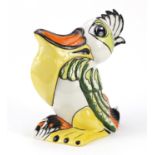 Lorna Bailey Studio Designs figure of Pedro the pelican, limited edition, 64/75, 33cm high :For