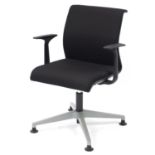 Contemporary French Sarb swivel boardroom chair by Steelcase, 84cm high :For Further Condition