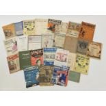 Collection of vintage sheet music including Lambeth Walk, Underneath the Arches and Gracie :For