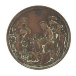 Victorian 1862 London International Exhibition bronze prize medal, 7.5cm in diameter :For Further