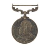 British military Edward VII Army Long Service and Good Conduct medal awarded to 3799BANDSJT:W.A.R.