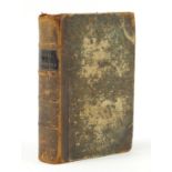 The Naval Gazetteer Giographer and Chronologist, 19th century leather bound hardback book, published