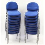 Eighteen stackable boardroom chairs :For Further Condition Reports Please Visit Our Website- Updated