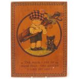 Vintage Mabel Lucie Attwell design Scottish golfer and his dog advertising panel with verse ,