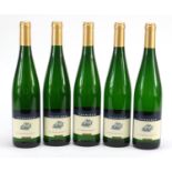 Five bottles of 2013 Weingut Ludwig Thanisch Riesling white wine :For Further Condition Reports