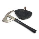 British military interest fire axe, the blade stamped Chillington Metalax, 41cm in length :For