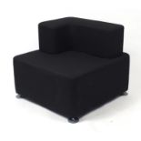 Contemporary French modular lounge chair by Steelcase, 73cm H x 84cm W x 84cm D :For Further