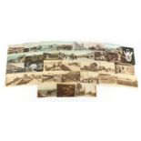 Edwardian and later Brighton, Hove and Worthing topographical postcards, some black and white