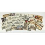 Vintage and later postcards including animals, street scenes and greetings cards :For Further