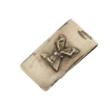 Silver stags head money clip, hallmarked London 1975, 6cm in length, 37.0g :For Further Condition