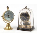 Schatz anniversary clock and clock/compass design paperweight, the largest 18cm high :For Further