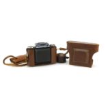 Vintage Agifold Rangefinder camera with leather case :For Further Condition Reports Please Visit Our