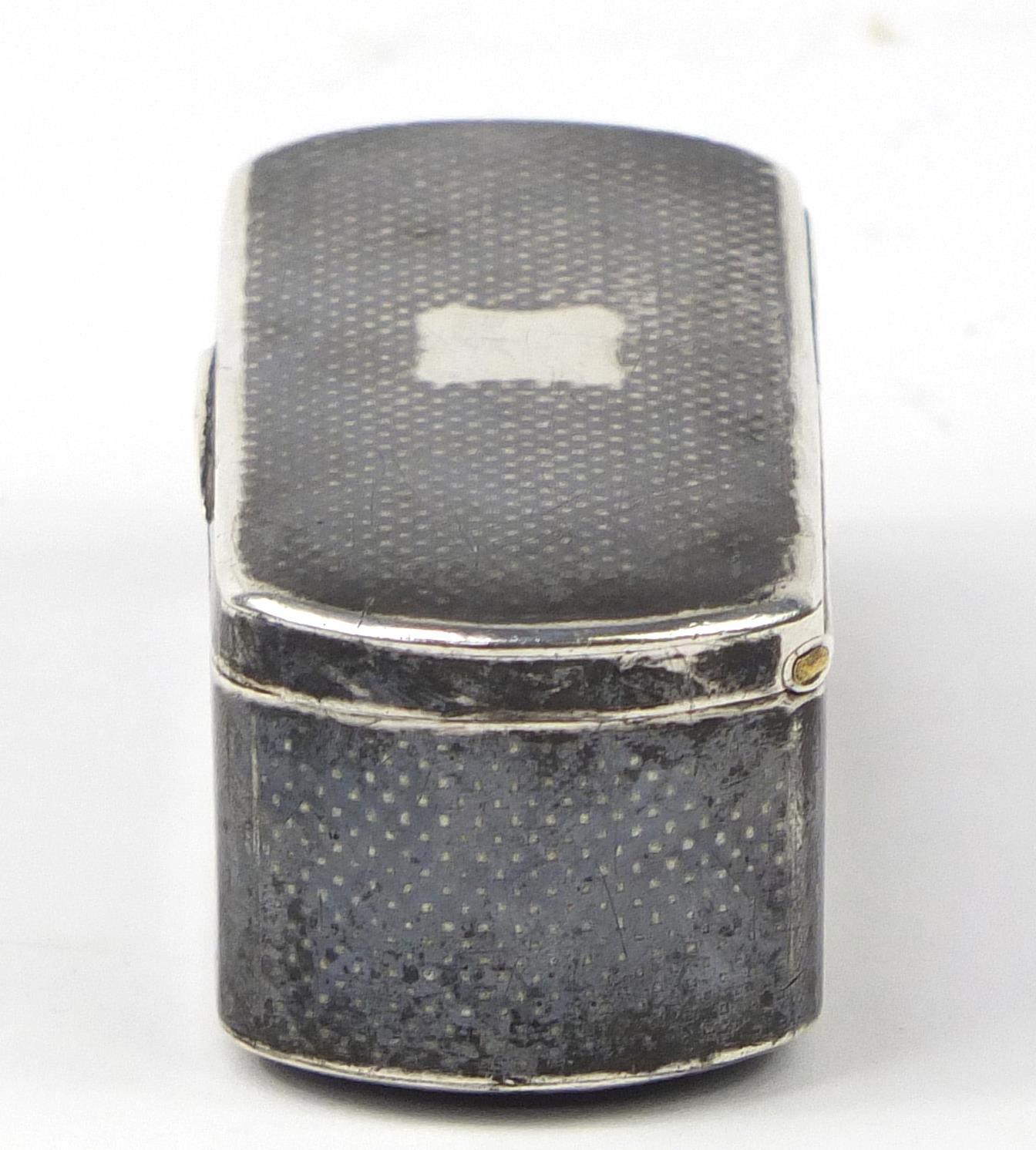 Russian silver niello work snuff box with hinged lid, NN maker's mark, 1867, 8cm wide, 83.6g :For - Image 3 of 7