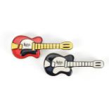 Two Lorna Bailey guitars - The Beatles Story, each 13cm in length :For Further Condition Reports