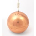 Modernist Tom Dixon mirror ball light pendant, 28cm high :For Further Condition Reports Please Visit