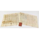 Two British military France trench maps and a note book on field training :For Further Condition
