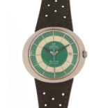 1960's gentlemen's Omega Geneve Dynamic automatic wristwatch with green dial :For Further