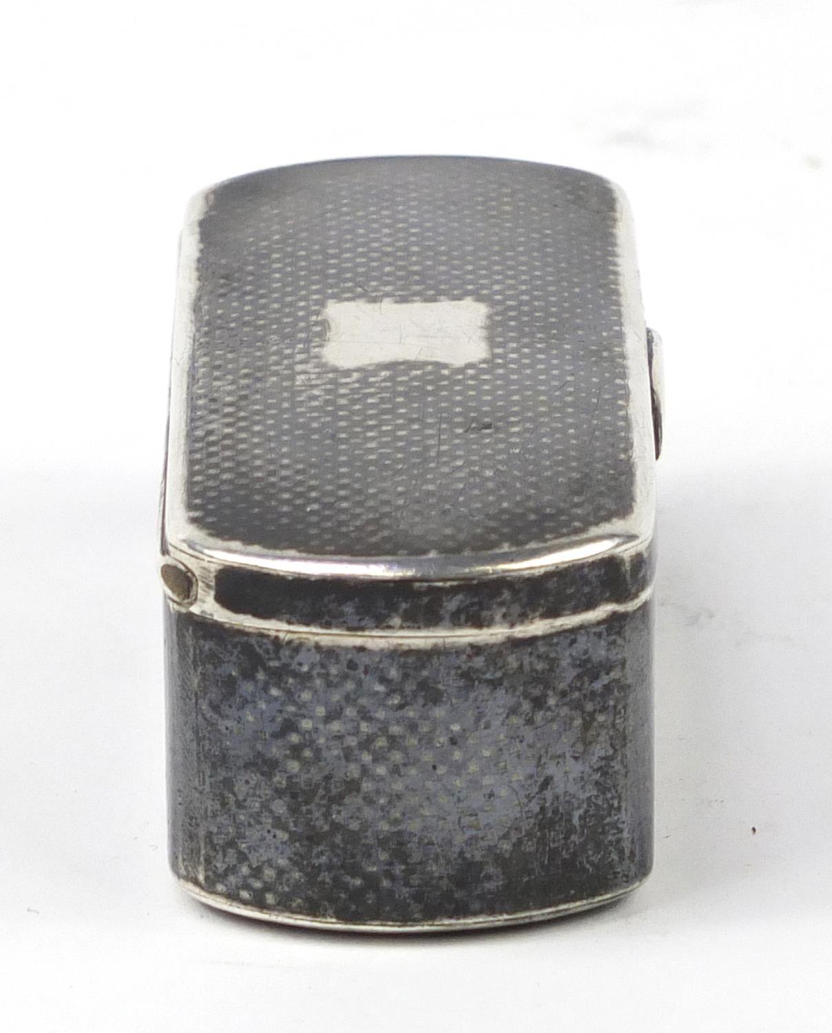 Russian silver niello work snuff box with hinged lid, NN maker's mark, 1867, 8cm wide, 83.6g :For - Image 5 of 7