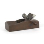 Patinated bronze carpenter's plane, 8.5cm in length :For Further Condition Reports Please Visit