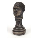 Adolf Hitler design desk seal, 8.5cm high :For Further Condition Reports Please Visit Our Website-