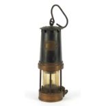 Vintage Patterson miner's lamp, 26cm high :For Further Condition Reports Please Visit Our Website-