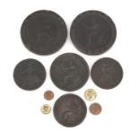 George III and later British coinage including two 1797 cartwheel twopences :For Further Condition