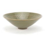 Chinese celadon glaze porcelain bowl, 15cm in diameter :For Further Condition Reports Please Visit