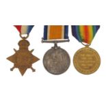 British military World War I trio awarded to 1132BMBR.A.G.THORNTON.R.A :For Further Condition