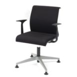 Contemporary French Sarb swivel boardroom chair by Steelcase, 84cm high :For Further Condition