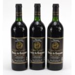 Three bottles of 1982 Senor de Cascante Gran Reserva Navarra red wine :For Further Condition Reports