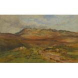 Cyril Ward 1892 - Landscape, 19th century watercolour, inscribed label verso, mounted, framed and