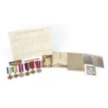 British military World War II six medal group relating to Norman Swan MacDonald including Government