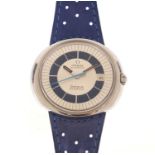 1960's gentlemen's Omega Geneve Dynamic automatic wristwatch with blue dial :For Further Condition