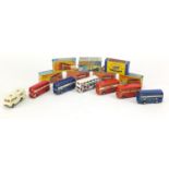 Seven vinatage Matchbox die cast vehicles with boxes including The Londoner :For Further Condition