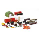 Tri-ang 00 gauge model railway, some with boxes, and a selection of die cast vehicles :For Further