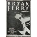 Bryan Ferry Harp Lager music poster, 150cm x 104cm : For Condition Reports Please Visit Our Website,