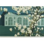 Ken Fleming - The Orangery, Spring Evening, Kew Gardens, artist's proof pencil signed screen print