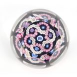 Whitefriars silver jubilee millefiori paperweight, numbered 621, 8cm in diameter : For Condition