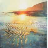 D Murrell - Beachy Head, pencil signed artist's proof print, limited edition 5/25, mounted, framed