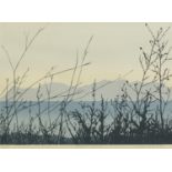 Veronica Charlesworth - Landscape, pencil signed screen print, limited edition 36/250, mounted,