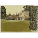 Robert Tavener - Towner Gallery, Eastbourne, pencil signed lithograph, mounted, framed and glazed,