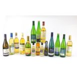 Sixteen bottles of table wine including Chardonnay, Echo Falls and Pinot Grigio : For Condition