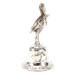 Novelty miniature 925 silver bell, 4cm high, 8.1g : For Further Condition Reports Please Visit Our