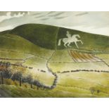 Eric Revilious - Chalk figure near Weymouth 1939, giclée print, pencil numbered 10/500,