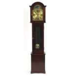 Mahogany Fenclocks Suffolk longcase clock with moon phase dial, 180cm high : For Further Condition