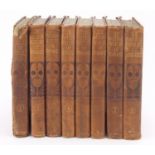 The Natural History of Animals, hardback books volumes 1-8, published by London The Gresham