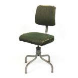 Vintage industrial Tan-Sad swivel chair, 86cm high : For Further Condition Reports Please Visit